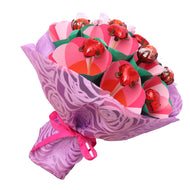 Edible Blooms Pink Bouquet