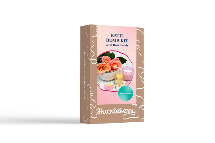 Make Your Own Bath Bombs Kit - Rose Petals