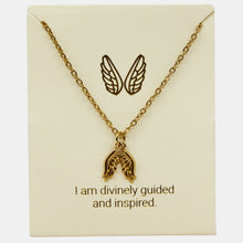 Load image into Gallery viewer, Earth Angel Inspiration Necklace in Gold or Silver
