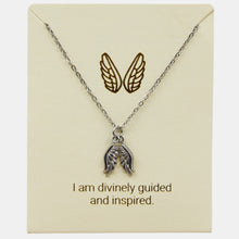 Load image into Gallery viewer, Earth Angel Inspiration Necklace in Gold or Silver

