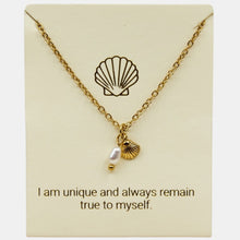 Load image into Gallery viewer, Shelly Inspiration Necklace in Gold or Silver
