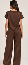 Load image into Gallery viewer, Chocolate Satin T Shirt
