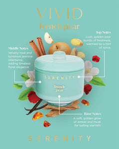 Serenity Scented Candle - French Pear