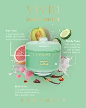 Load image into Gallery viewer, Serenity Scented Candle-Melon Sorbet
