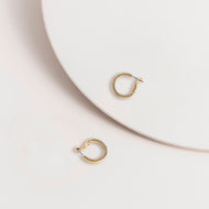 Small Gold Hoop Earrings
