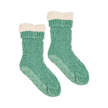 Load image into Gallery viewer, Chenille Lounge Socks - Sherpa Lined
