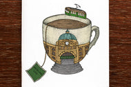 Teacup of Melbourne Card - The Nonsense Maker