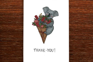 Thanks Koala Card - The Nonsense Maker