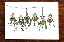 Load image into Gallery viewer, Thanks Hanging Plants Card - THE NONSENSE MAKER
