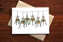 Load image into Gallery viewer, Thanks Hanging Plants Card - THE NONSENSE MAKER
