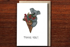 Thanks Koala Card - The Nonsense Maker