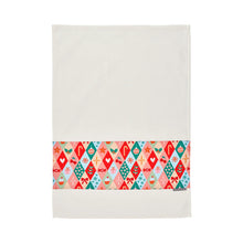 Load image into Gallery viewer, Tea Towel - Cotton - Christmas Harlequin
