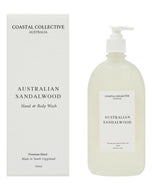 Coastal Collective Australia Australian Sandalwood Hand Body Wash