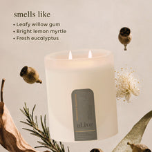 Load image into Gallery viewer, Willow Gum &amp; Lemon Myrtle Soy Candle
