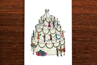 Wedding Cake Brides Card - THE NONSENSE MAKER