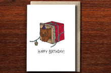 Load image into Gallery viewer, Wombat&#39;s Present Australian Birthday Card - THE NONSENSE MAKER
