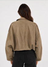 Load image into Gallery viewer, Faux Suede Jacket - Camel
