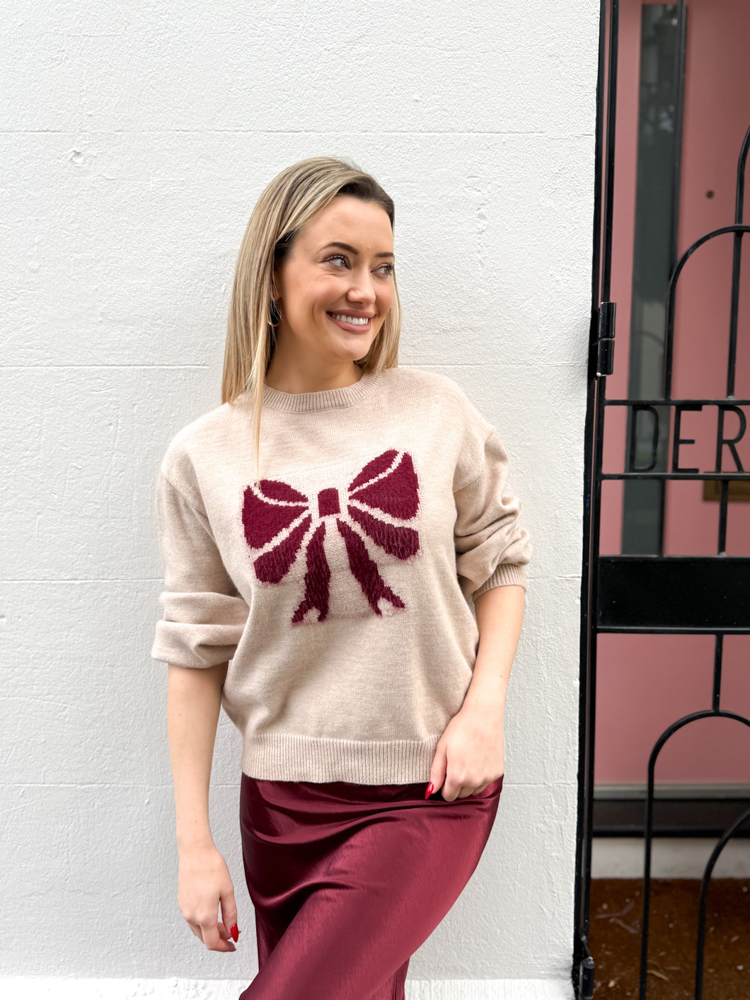 Ribbon Jumper - Mocha