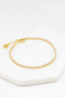 Isla Tennis Bracelet - Gold
