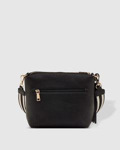 Kasey Black Stripe Crossbody Bag