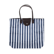 Load image into Gallery viewer, Stripe Fold- Up Tote Bag
