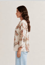 Load image into Gallery viewer, Cream Filigree Print Blouse
