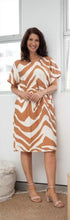 Load image into Gallery viewer, Abstract Drawstring Dress
