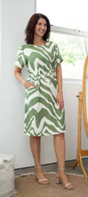 Load image into Gallery viewer, Abstract Drawstring Dress

