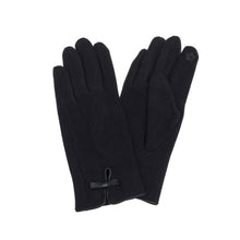 Load image into Gallery viewer, Winter Gloves with Bow detail and Front Split
