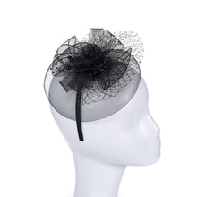 Load image into Gallery viewer, Black Fascinator
