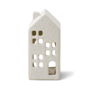 Holiday Town Incense Cone Holder - White House