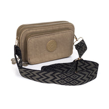 Load image into Gallery viewer, Crossbody  Taupe Sport Bag
