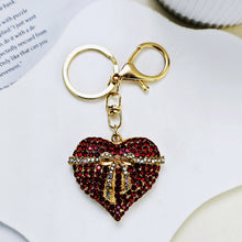 Load image into Gallery viewer, Key Ring - Hearts
