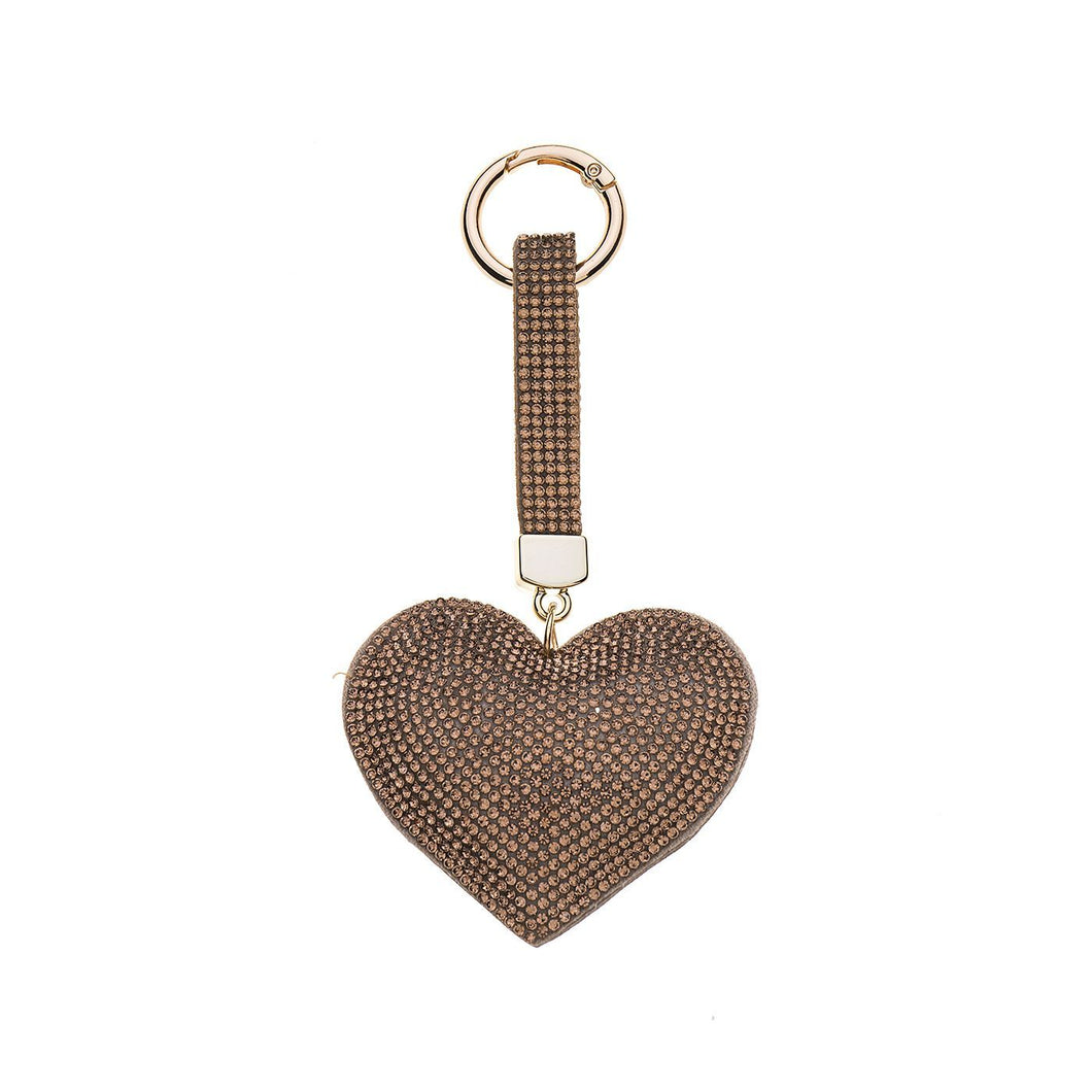 Bag Charm Keyring - Heart