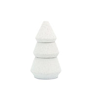 Cypress + Fir Holiday Large White Speckle Tree Stack