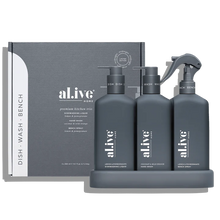 Load image into Gallery viewer, Limited Edition Kitchen Trio - Dishwashing Liquid, Hand Wash &amp; Bench Spray
