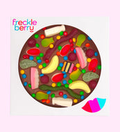 Freckleberry Chocolate - Giant Lolly Pizza