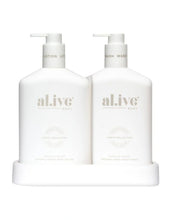 Load image into Gallery viewer, Wash &amp; Lotion Duo + Tray - Mango &amp; Lychee
