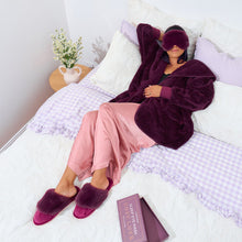 Load image into Gallery viewer, Slippers - Cosy Luxe - Mulberry
