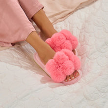 Load image into Gallery viewer, Pom Pom Slippers - Cosy Luxe - Shell Pink

