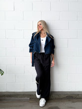 Load image into Gallery viewer, Navy Pinstripe Pant
