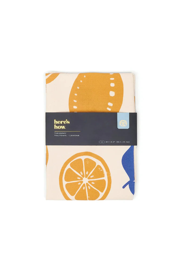 The Emmy Tea Towel Lemons
