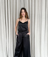 Black Cowl Neck Cami