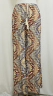 Chocolate Print Wide Leg Pants