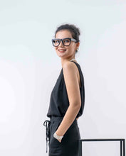 Load image into Gallery viewer, Black Sleeveless Crop Top
