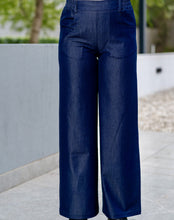 Load image into Gallery viewer, Lyocell Wide Leg Pant - Indigo
