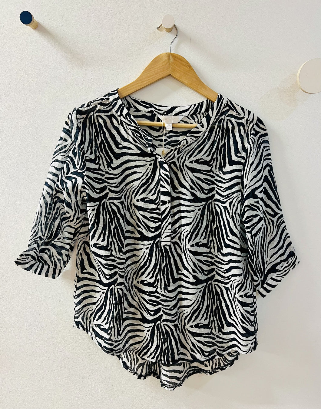 Zebra Print Blouse