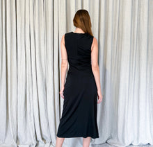 Load image into Gallery viewer, Black Jersey Midi Dress
