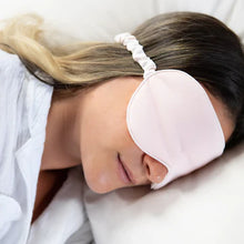 Load image into Gallery viewer, Eye Mask - Luxe Linen Blush
