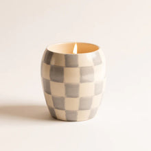Load image into Gallery viewer, Checkmate Candle - Cotton + Teak
